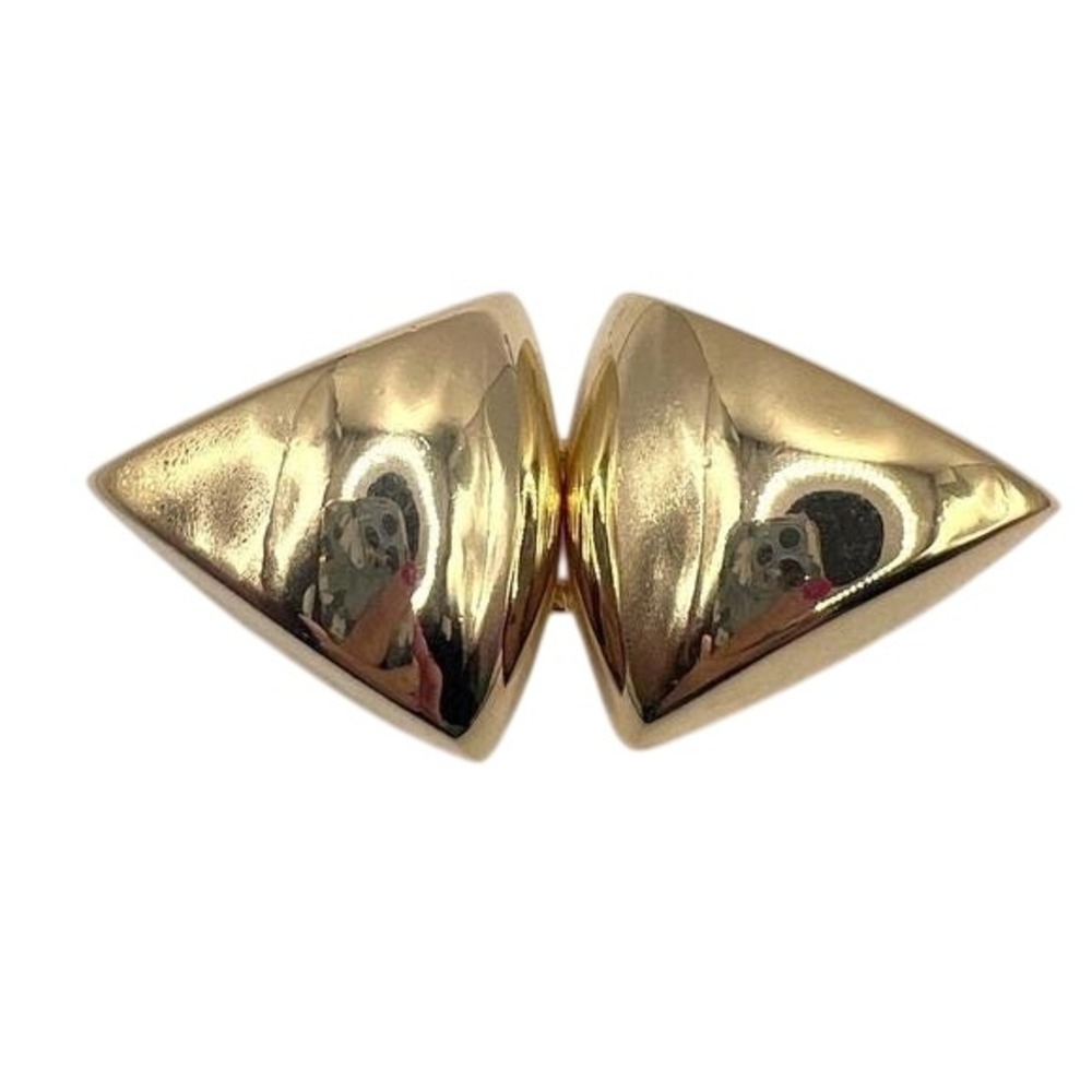 Vintage Dotty Smith Sculptural Belt Buckle Gold Tone Signed fits 1/2" belt